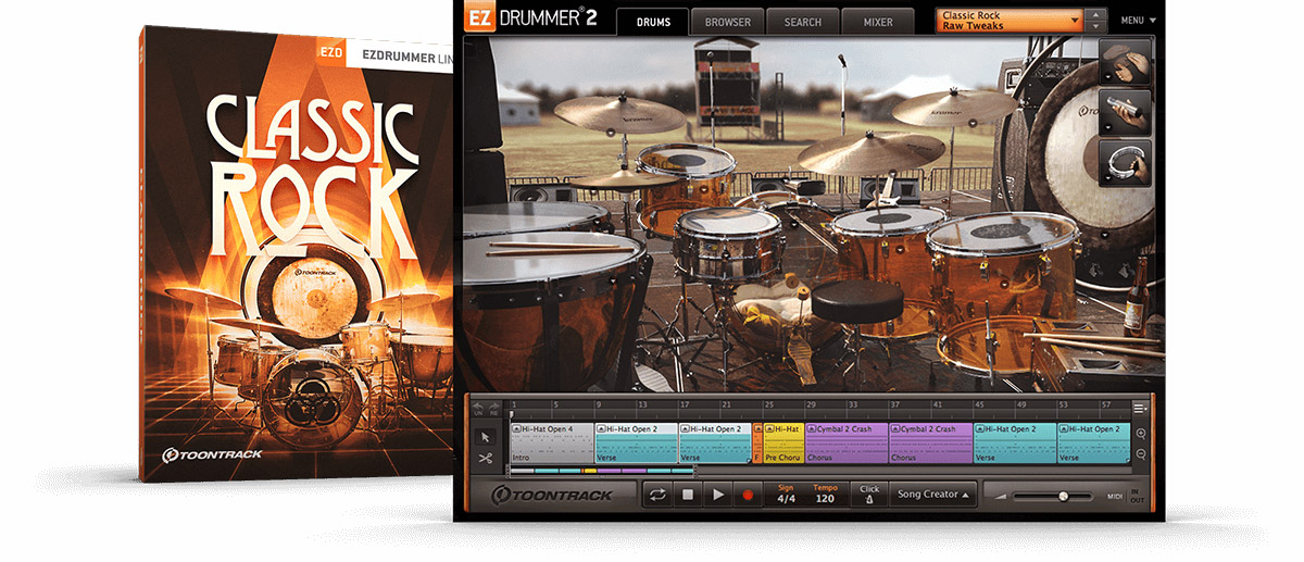 [SuperiorDrummer3扩展]Toontrack Classic Rock EZX v1.0.0 [WiN, MacOS]（3.19GB）插图