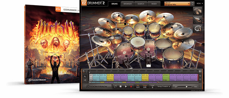 [Superior Drummer, EZDrummer扩展]Toontrack Metal! EZX v1.5.4（1.09GB）插图