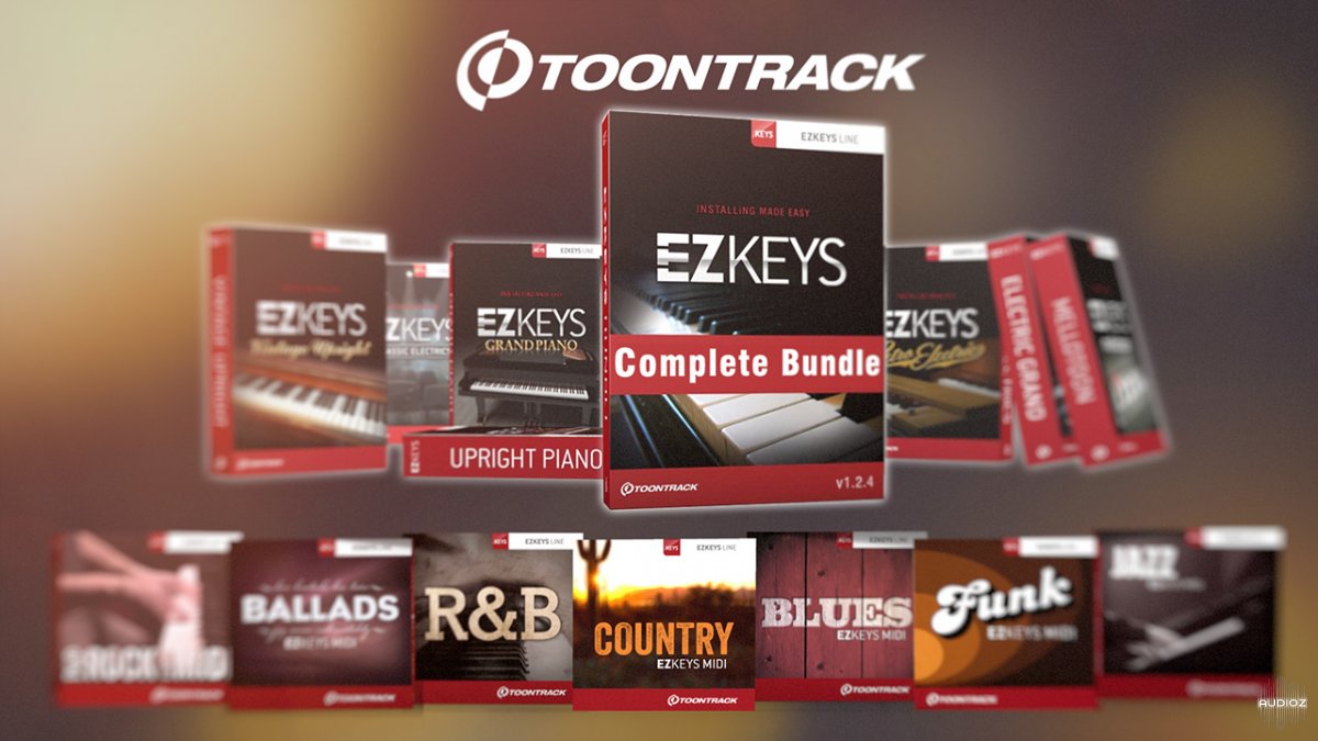 Toontrack EZkeys Complete 1.2.4 x86 x64 VSTi AAX RTAS（4.61GB）插图