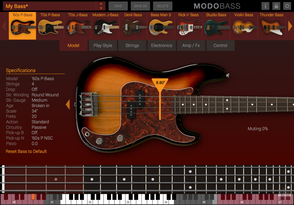[建模贝斯]IK Multimedia MODO BASS v1.5.2 [WiN, MacOS]（375MB）插图
