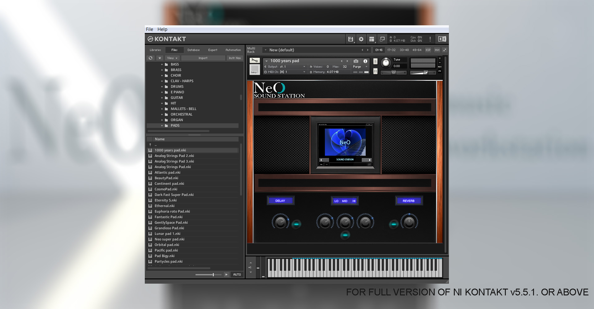 NEO Soundstation [KONTAKT]（3.11GB）插图