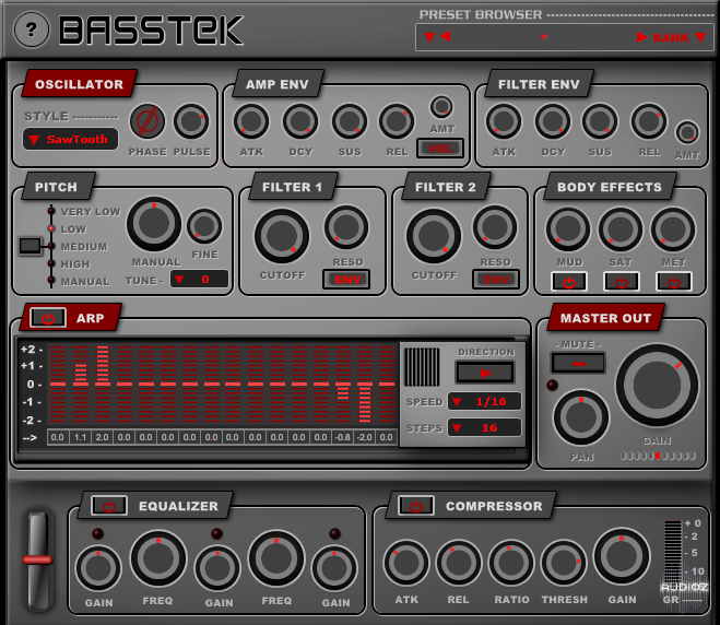 Psytrance Plugins BassTek v1.0 [WiN, MacOS]（8MB）插图