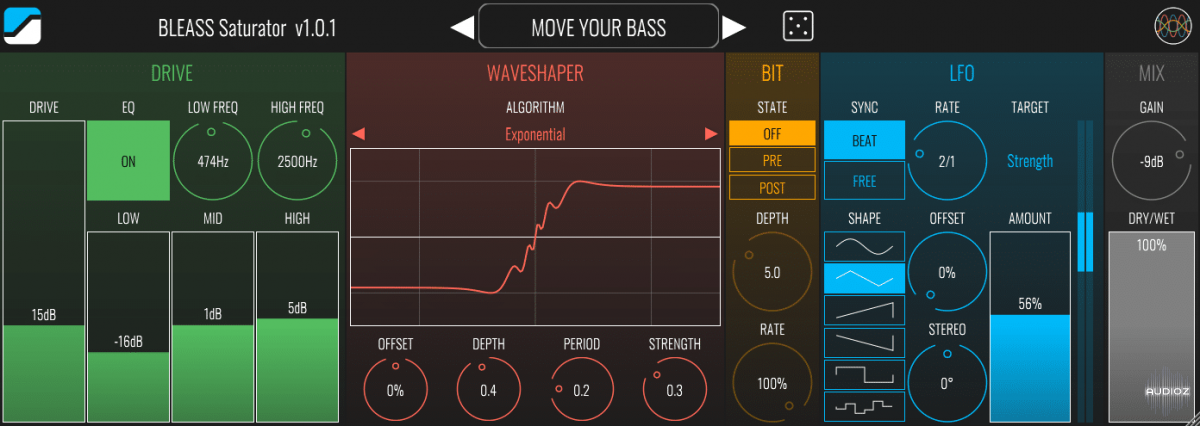 [饱和器插件]BLEASS Saturator v1.0.1 [WiN, MacOS]（23MB）插图