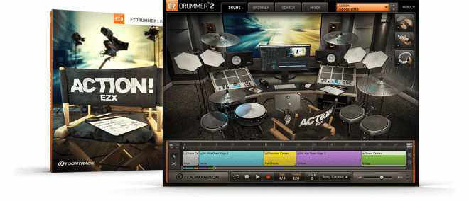 [Superior Drummer, EZDrummer]Toontrack Action! EZX v1.0.1（500MB）插图