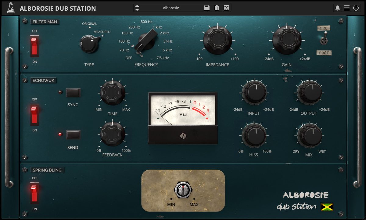 [经典雷鬼弹簧混响插件]AudioThing Alborosie Sub Station v1.0.0 [WiN]（39MB）插图