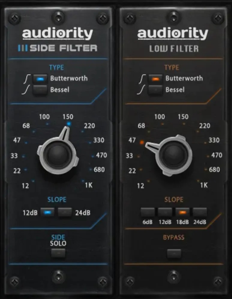 [高通滤波器]Audiority Side Filter v1.3.0 [WiN, MacOS]（17MB）插图