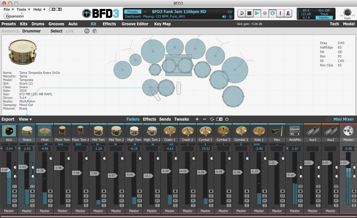 FXpansion BFD3 v3.2.2.2 Incl Patched and Keygen-R2R [WiN, MacOS]（72MB）插图