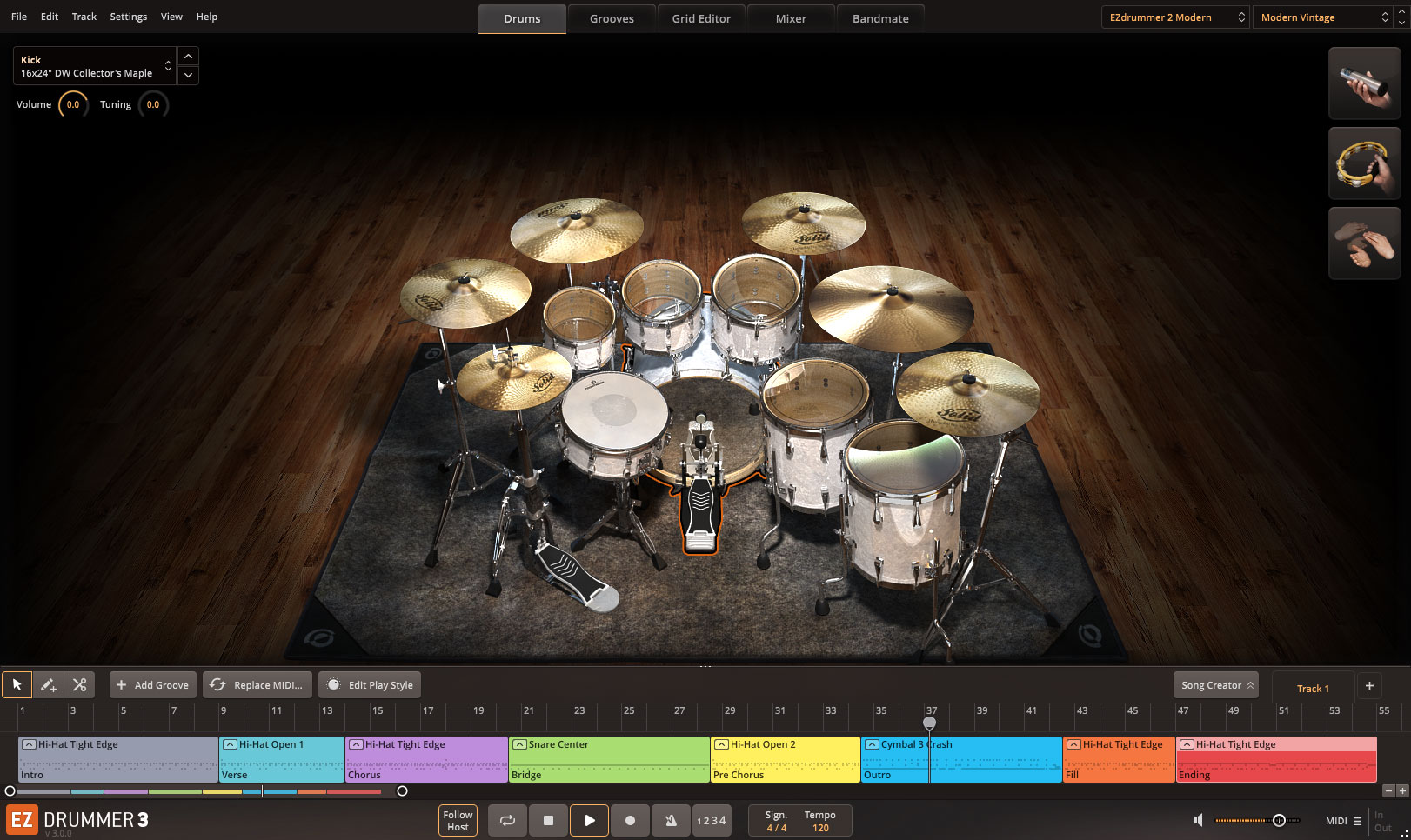 [EZdrummer3核心音色库]Toontrack EZdrummer 3 Core Library [WiN, MacOS]（14GB