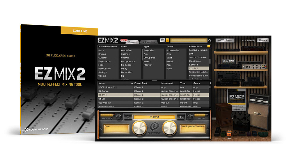 Toontrack EZmix2 v2.2.1 CE [WiN, MacOS]（232MB）插图