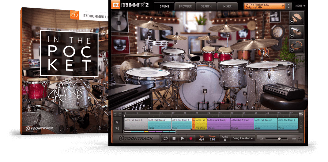 [EZDrummer, SuperiorDrummer扩展]Toontrack In The Pocket EZX Expansions v1.0.1 [WiN, MacOS]（8.5GB）插图
