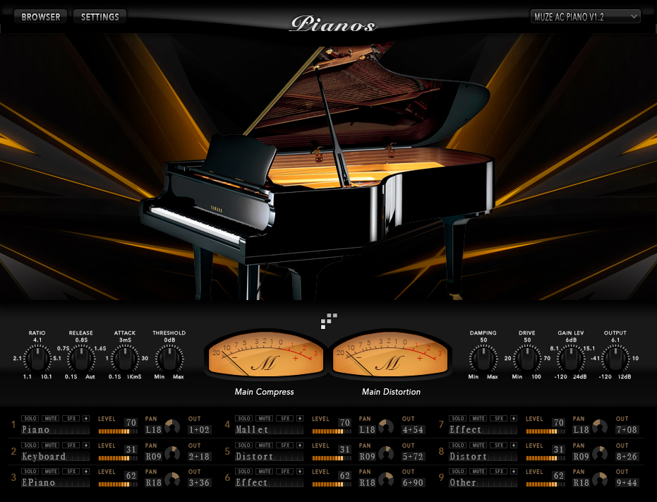 Muze Pianos v1.2 [KONTAKT]（5.32GB）插图