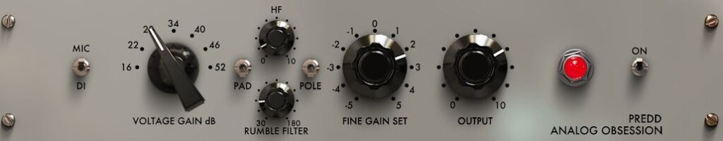 [复古话筒放大器插件]Analog Obsession PREDD v1.0 VST VST3 AU [WiN, MacOS]（34MB）插图