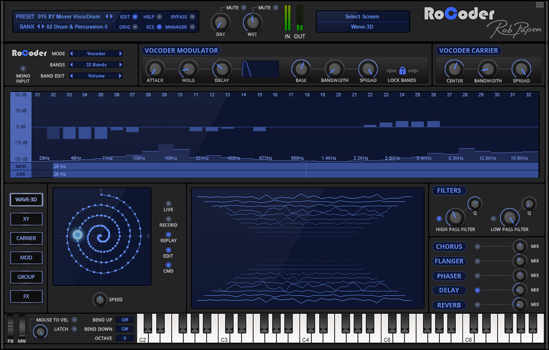 [声码器插件]Rob Papen RoCoder v1.0.0 [WiN]（14MB）插图