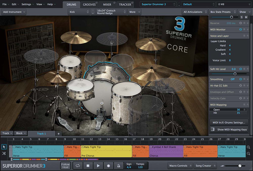 [Superior Drummer原厂音色库]Toontrack Superior Drummer 3 SDX Factory Content（50.52GB）插图