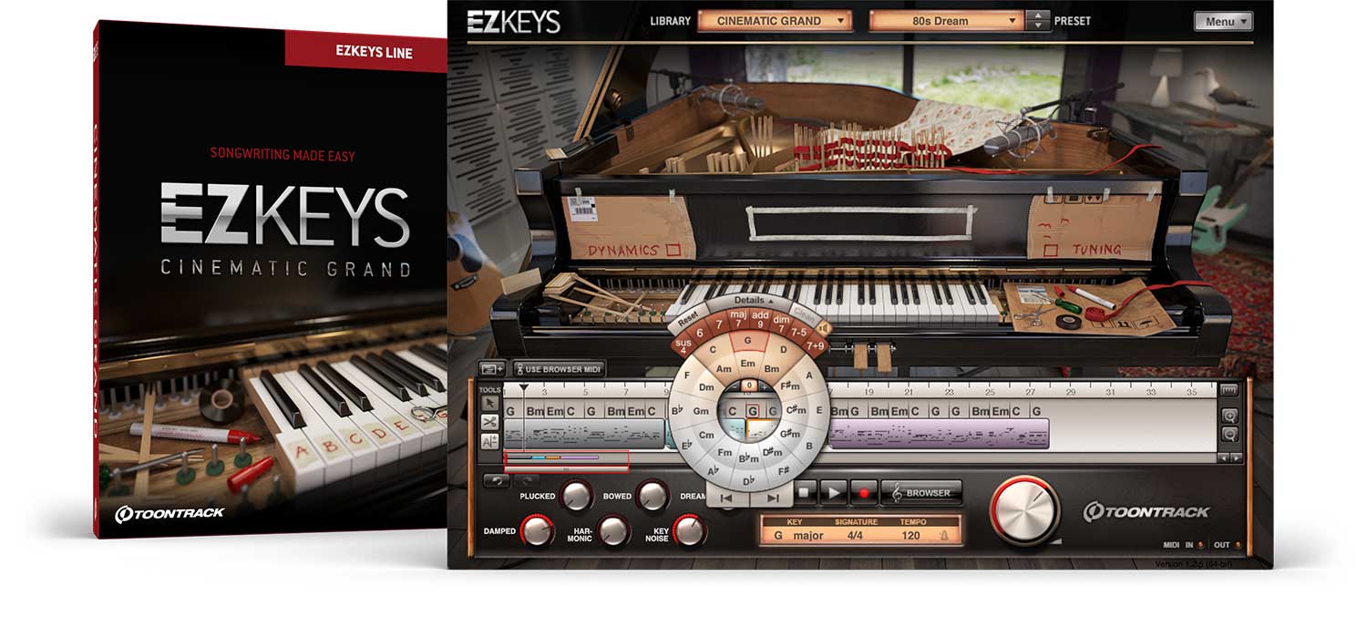 Toontrack EZkeys Cinematic Grand v1.2.5 CE [WiN]（556MB）插图