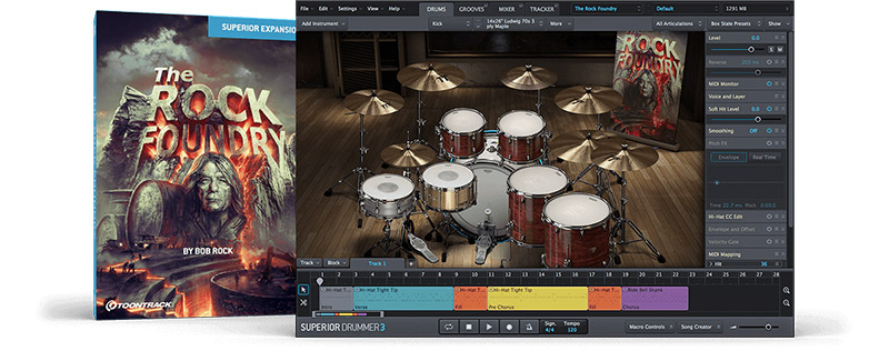 [Superior Drummer音色库]Toontrack The Rock Foundry SDX SOUNDBANK（61.91GB）插图