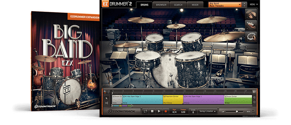 [EZDrummer, Superior Drummer]Toontrack Big Band v1.0.0（2.09GB）插图
