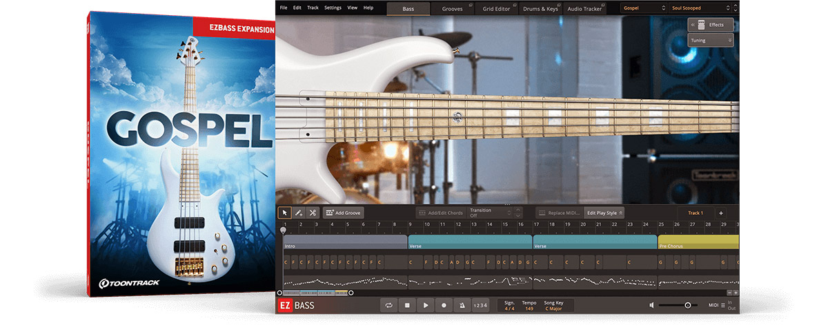 [EZbass扩展]Toontrack Gospel EBX v1.0.0 [EBX]（777MB）插图
