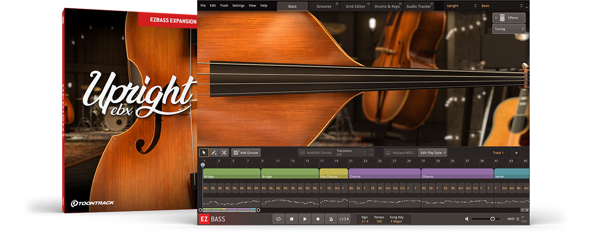 [EZbass扩展]Toontrack Upright EBX v1.0.0 (SOUNDBANK) [WiN]（578MB）插图