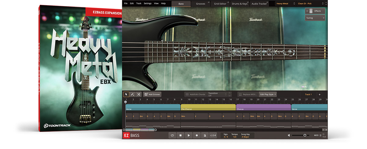 [EZbass扩展]Toontrack Heavy Metal EBX v1.0.0（1.41GB）插图