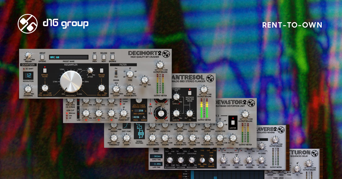 [D16 Group插件合辑]D16 Group Plugins Bundle 2021.10.24 [WiN]（260MB）插图