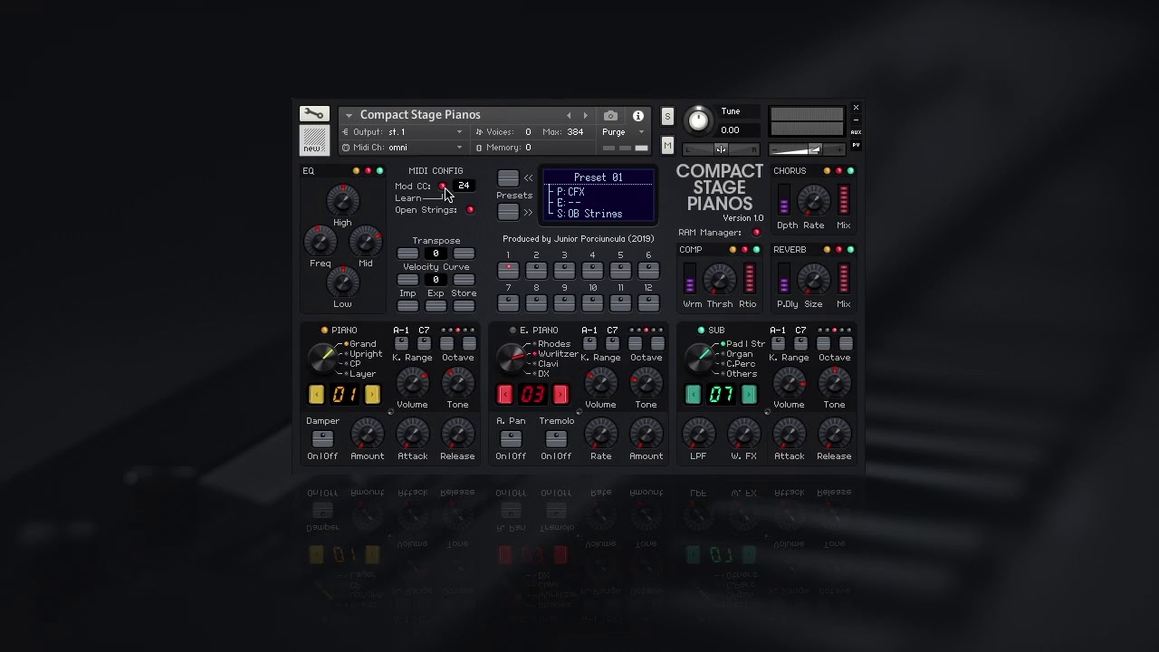 [雅马哈CP88舞台钢琴]Júnior Porciúncula Compact Stage Pianos [KONTAKT]（6.02GB）插图