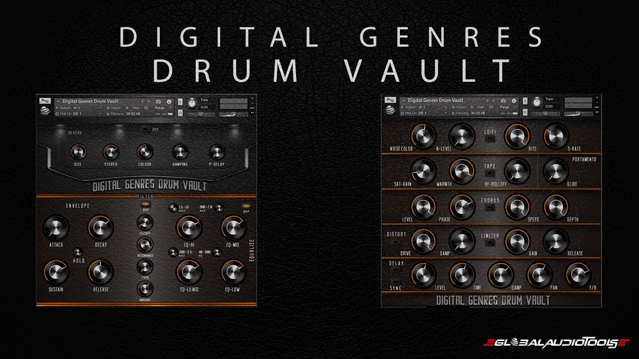 [嘻哈电子鼓]Global Audio Tools Digital Genres Drum Vault [KONTAKT]（127MB）插图