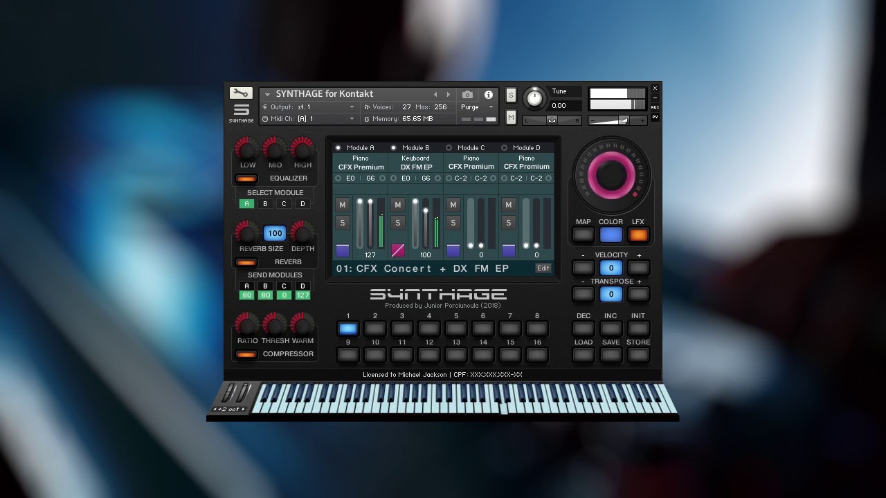 Júnior Porciúncula Synthage v1.3.3 [KONTAKT]（6.77GB）插图