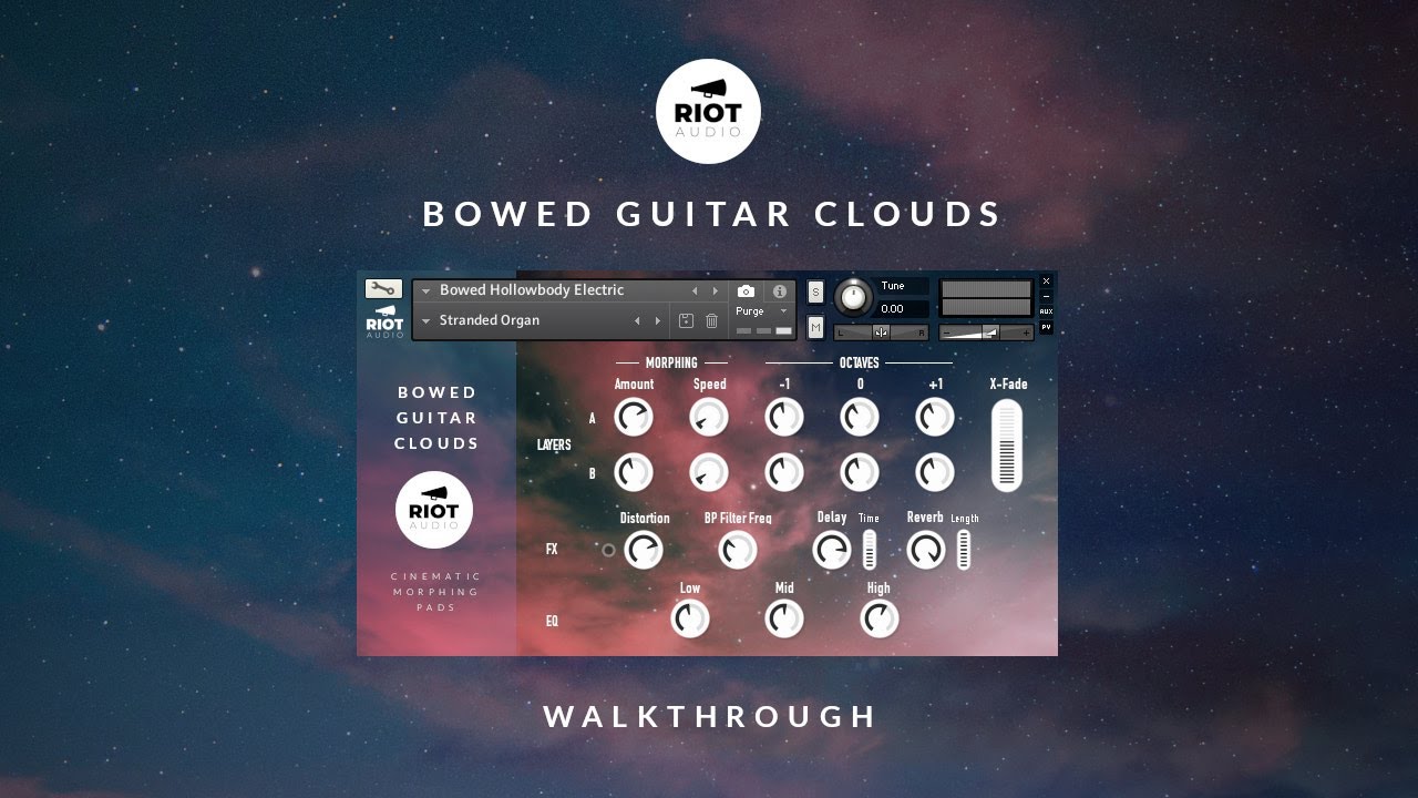 [电影渐变铺底]Riot Audio Bowed Guitar Clouds [KONTAKT]（837MB）插图