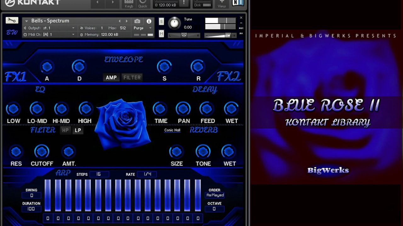 [蓝玫瑰2RnB综合音源]BigWerks Blue Rose IIBigWerks Blue Rose II [KONTAKT]（527MB）插图
