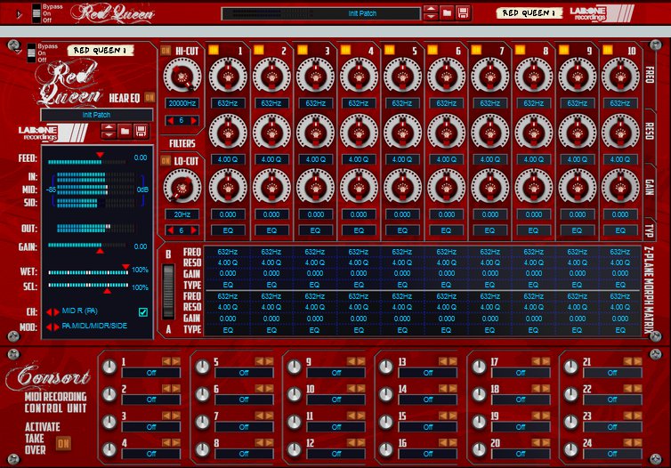 Reason RE Lab One Recordings Red Queen 10 Band 3 Mode Equalizer v0.0.15 [WiN]（150MB）插图