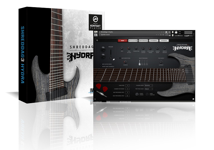 [摇滚金属极品8弦吉他]Impact Soundworks Shreddage 3 Hydra [KONTAKT]（13.37GB）插图