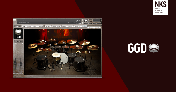 GetGood Drums Invasion v1.3.0 [KONTAKT]（15.42GB）