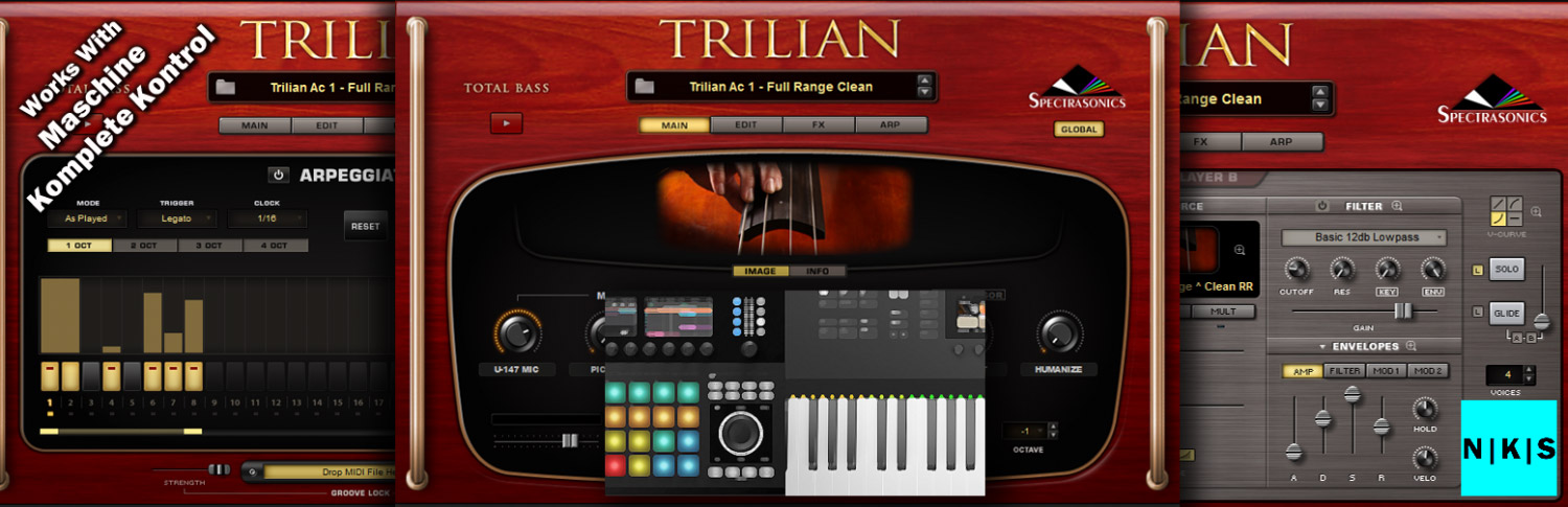 [Trilian NKS库]Spectrasonics Trilian NKS Library for Komplete Kontrol and Maschine（161MB）插图