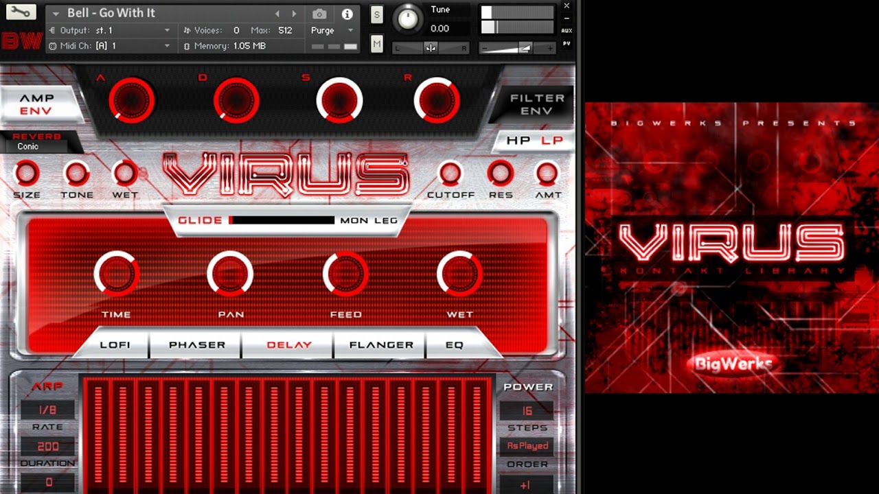 [嘻哈陷阱综合乐器音源]BigWerks Virus [KONTAKT]（976MB）插图