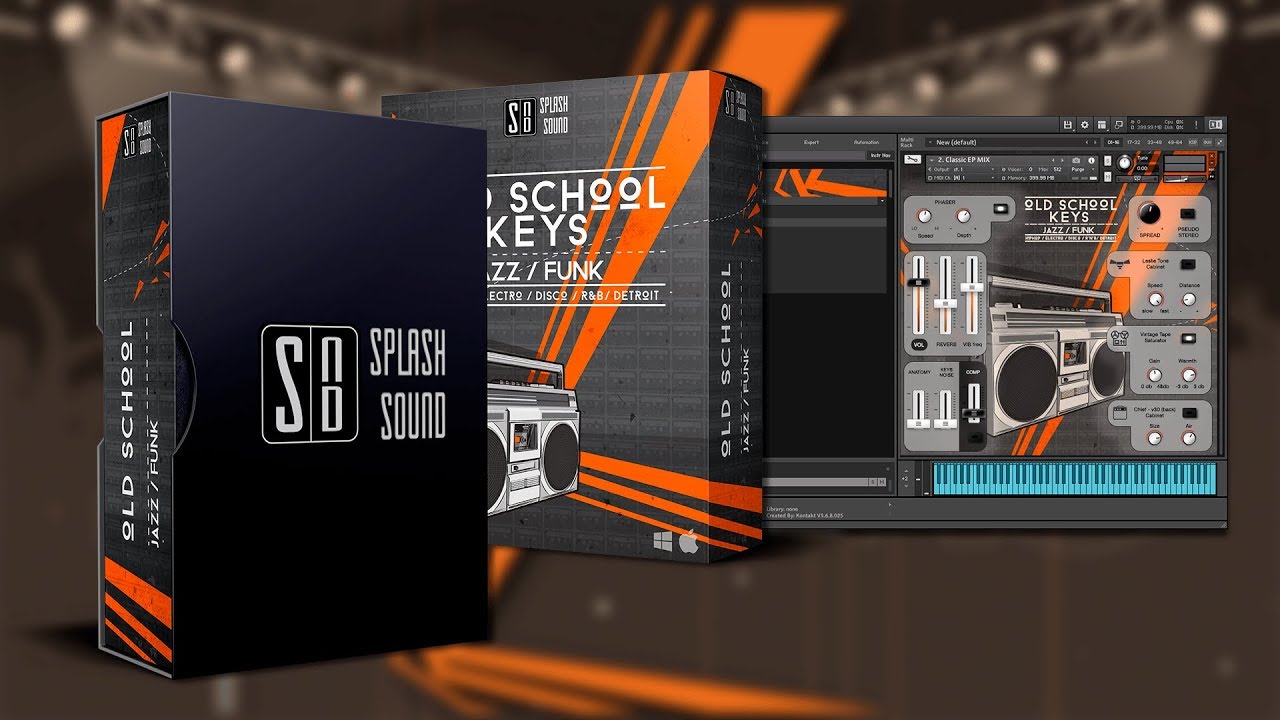 [Old School爵士布鲁斯钢琴音源]Splash Sound Old School Keys [KONTAKT]（2.55GB）插图