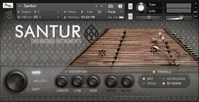 [波斯桑图尔琴]Cinematique Instruments Santur [KONTAKT]（507MB）插图