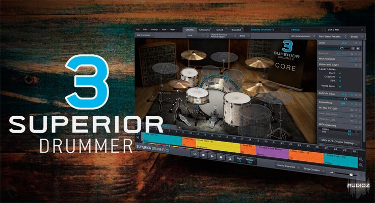 [超级鼓手升级包]Toontrack Superior Drummer 3 v3.3.2 CE v3.3.1 CE Update [WiN, MacOS]（1GB）插图