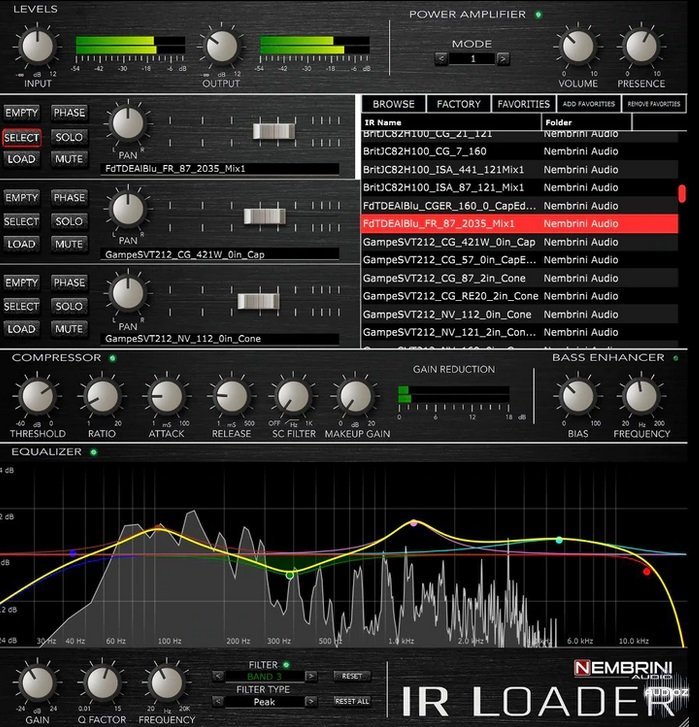 [脉冲响应加载器]Nembrini Audio IR Loader v1.0.1 [WiN]（80.04MB）插图