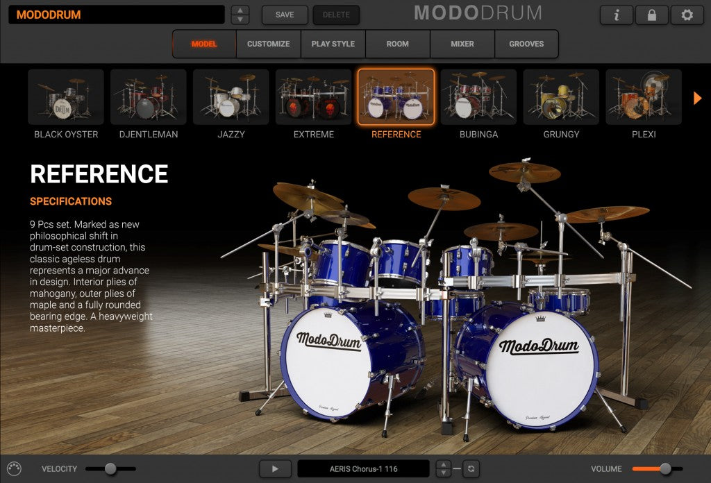 [物理建模鼓音源]IK Multimedia MODO DRUM v1.5.0 [WiN]（1.83GB）插图