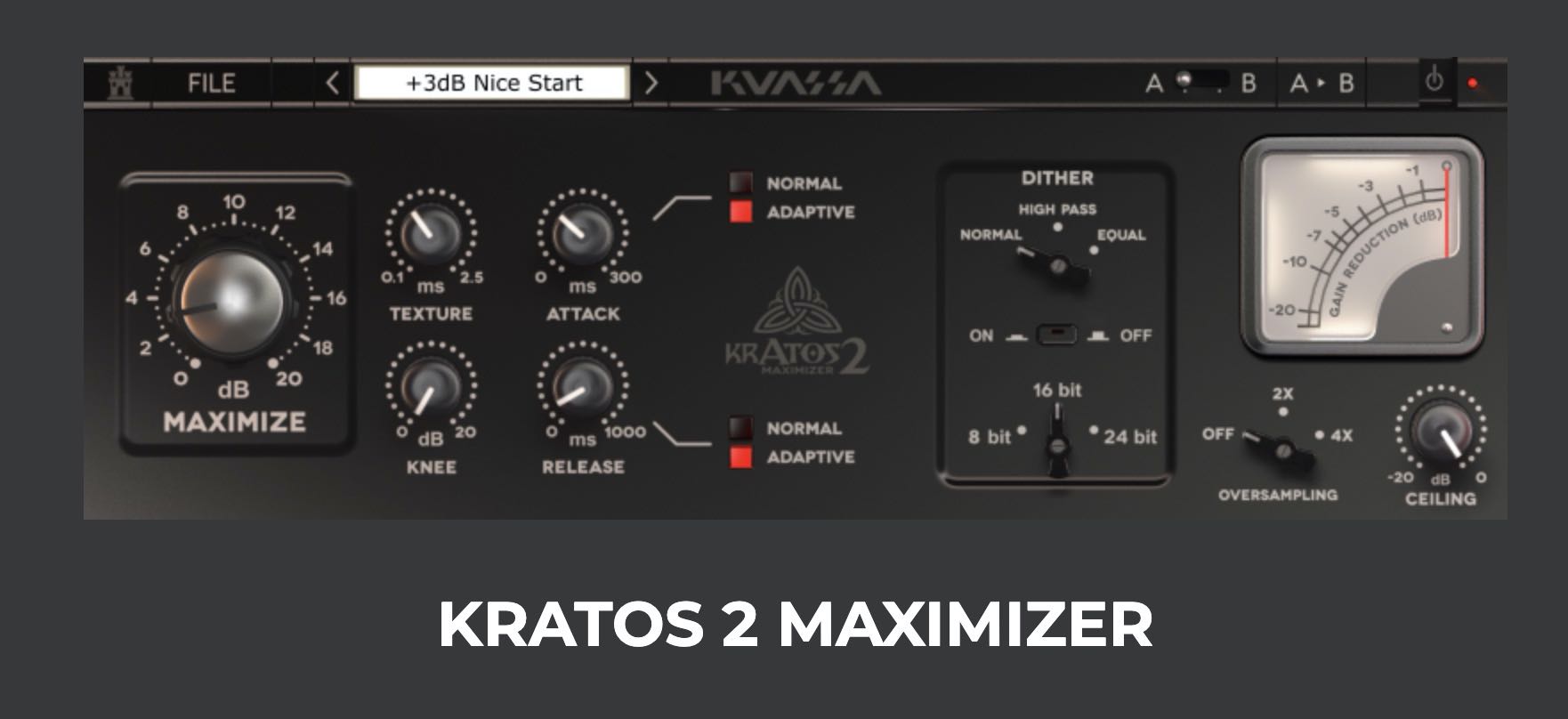 [限制器/响度提升插件]Kuassa Kratos 2 Maximizer v2.1.0 [WiN]（12.43MB）插图