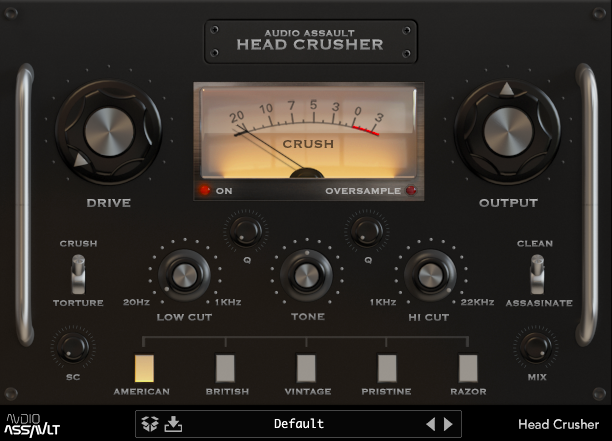 [模拟建模饱和器]Audio Assault Head Crusher [WiN]（12MB）插图