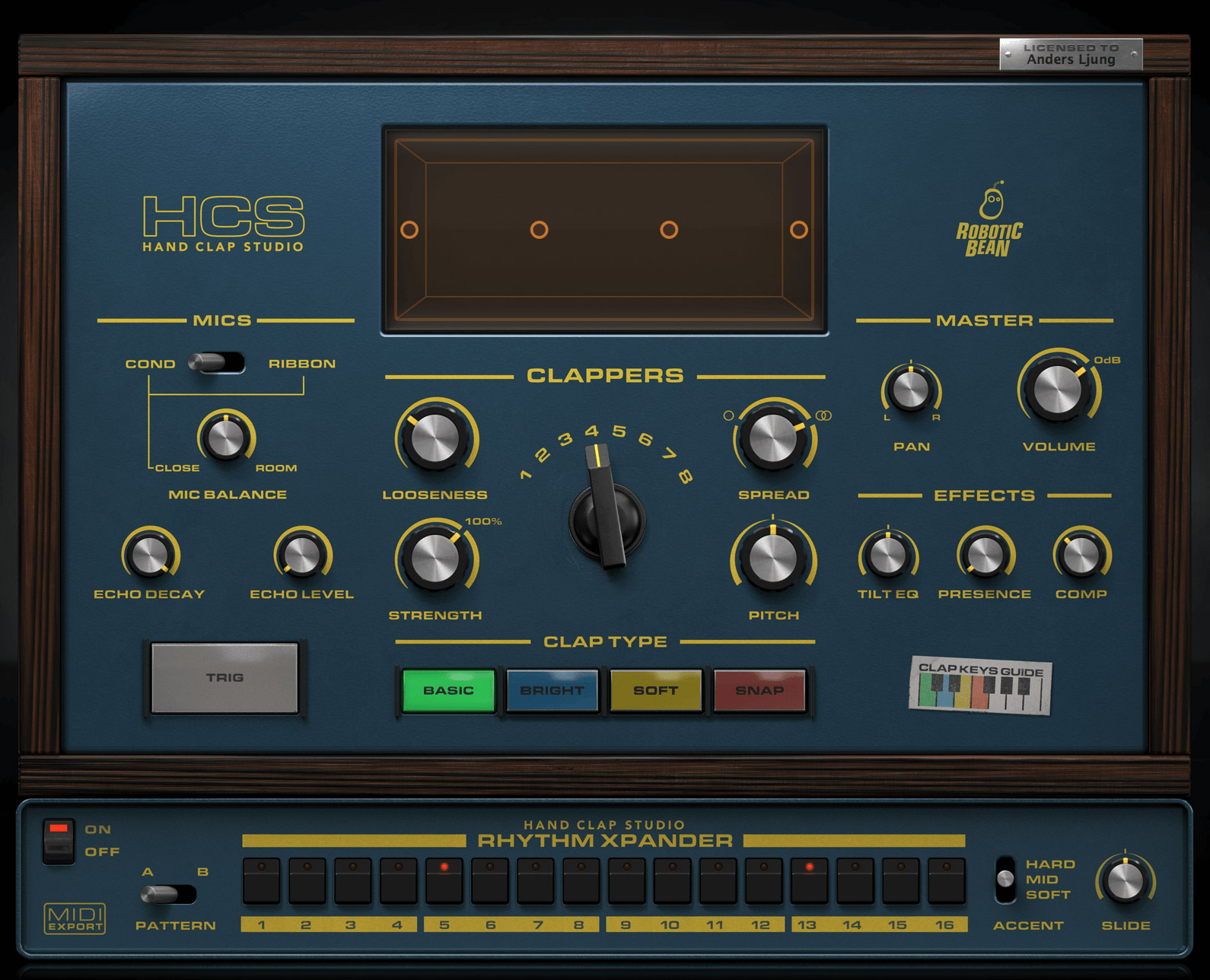 [自然的拍手响指小打乐器]Robotic Bean – Hand Clap Studio v. 1.2.1 [WiN]（193MB）插图