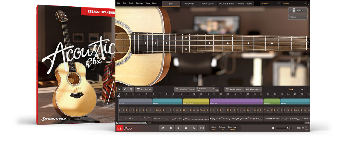 [EZbass扩展]Toontrack Acoustic EBX（526MB）插图