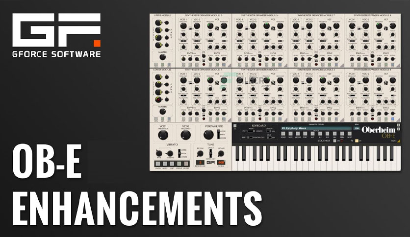 [复古模拟合成器]GForce Software Oberheim OB-E v2.1.1 [WiN, MacOS]（139.06MB）插图