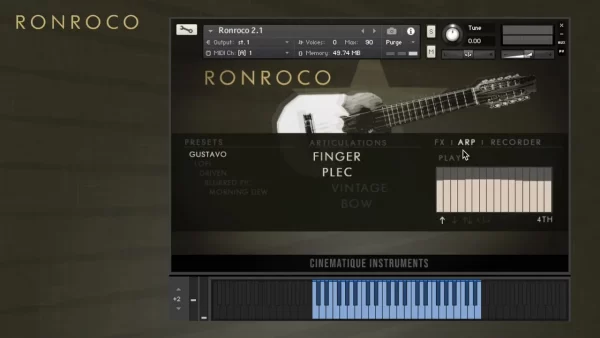 [安第斯地曼陀林]Cinematique Instruments Ronroco v2 [KONTAKT]（214MB）