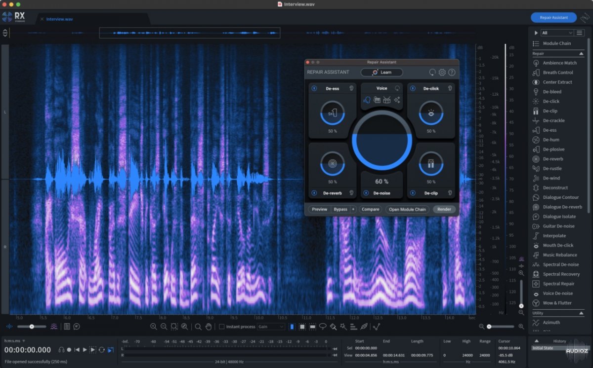 [音频修复工具]iZotope RX 10 Audio Editor Advanced v10.0.0 CE-V.R [WiN]（650MB）插图
