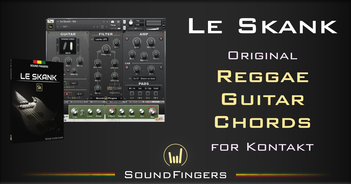 [独特的雷鬼吉他节奏音色]SoundFingers Le Skank v1.2.3 Incl Keygen-R2R [WiN, MacOS]（220MB）插图