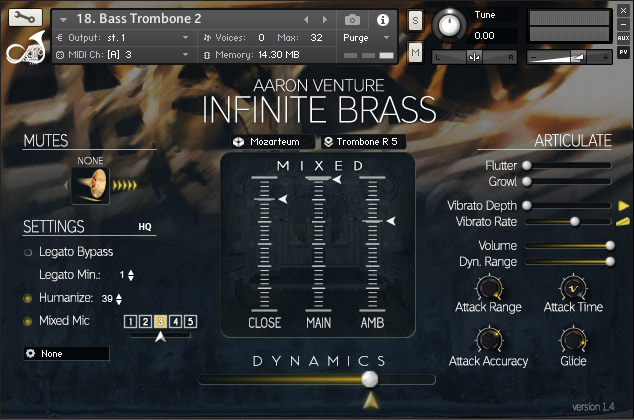 Aaron Venture Infinite Brass v1.6 [KONTAKT]（9.87GB）插图