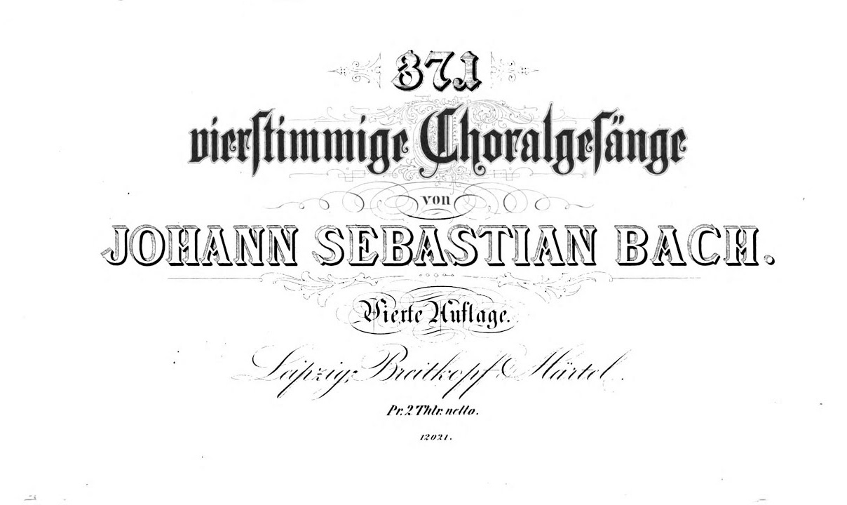 [巴赫371首四声部众赞歌]371 VierstimmigeChoralgesänge [PDF]（61.87MB）插图